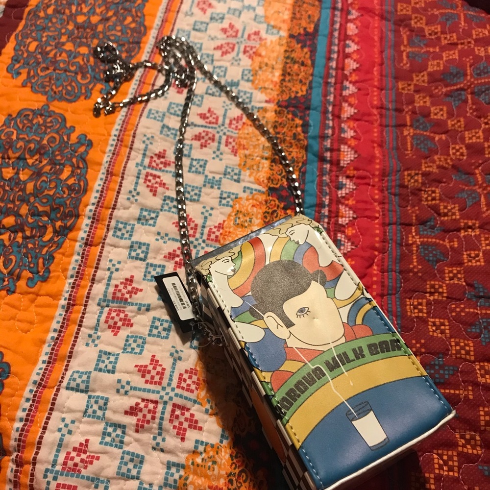 clockwork orange crossbody bag